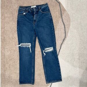 Ankle straight jeans 26S